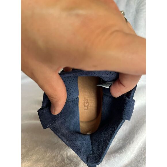 UGG Classic Mini Unlined Perforated Boots – Blue Sz 7 (1016852) - Picture 15 of 16